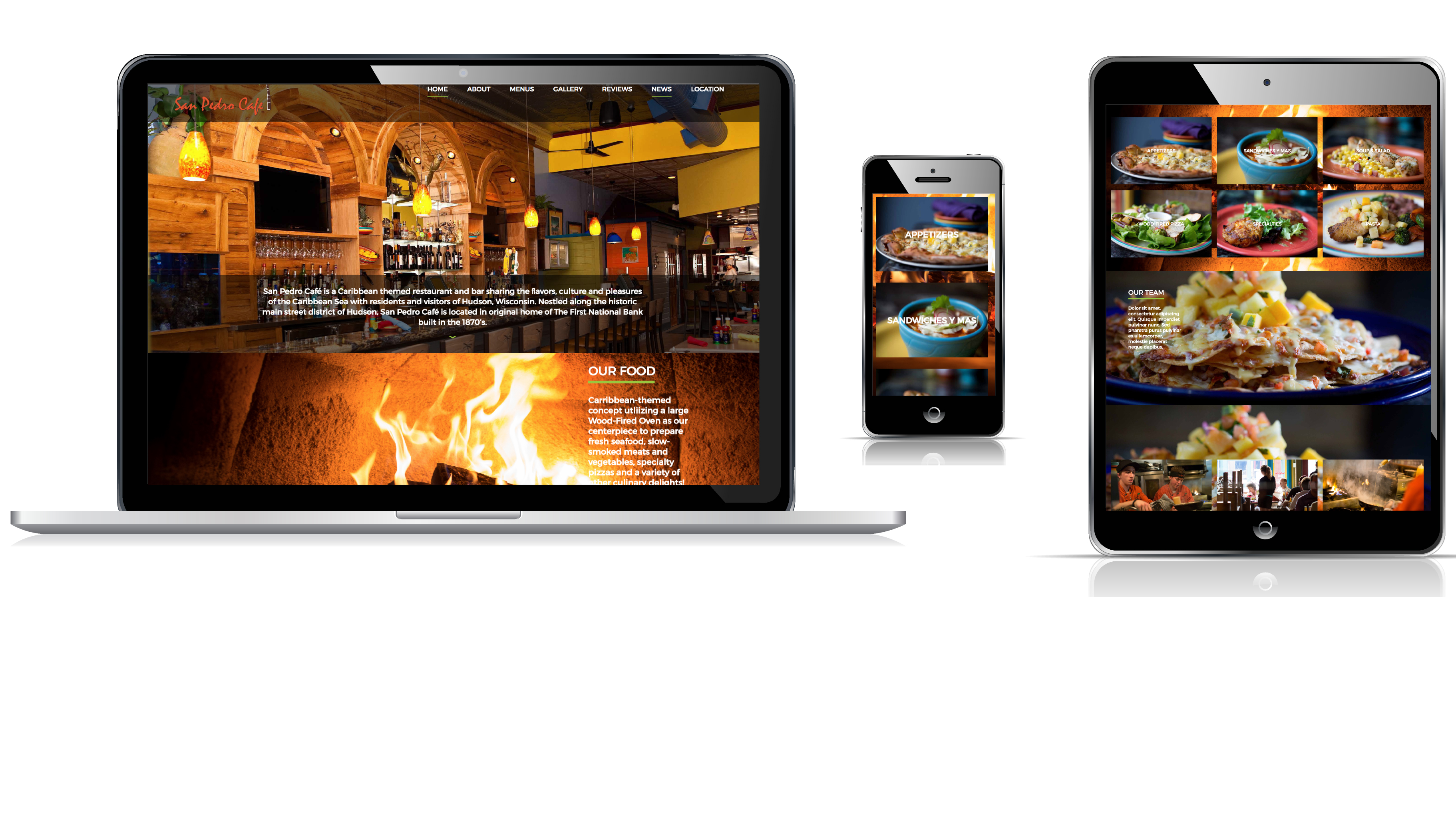 San Pedro Cafe WordPress Website Redesign