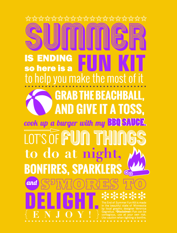 Summer Kit Infographic Design Florida. Dreambig Creative Design