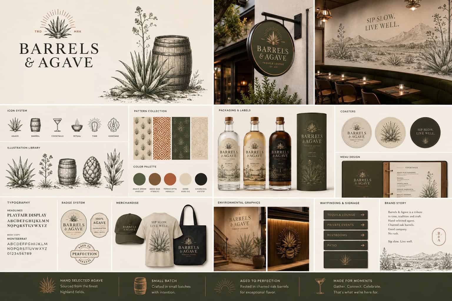 Barrels & Agave Branding and Website