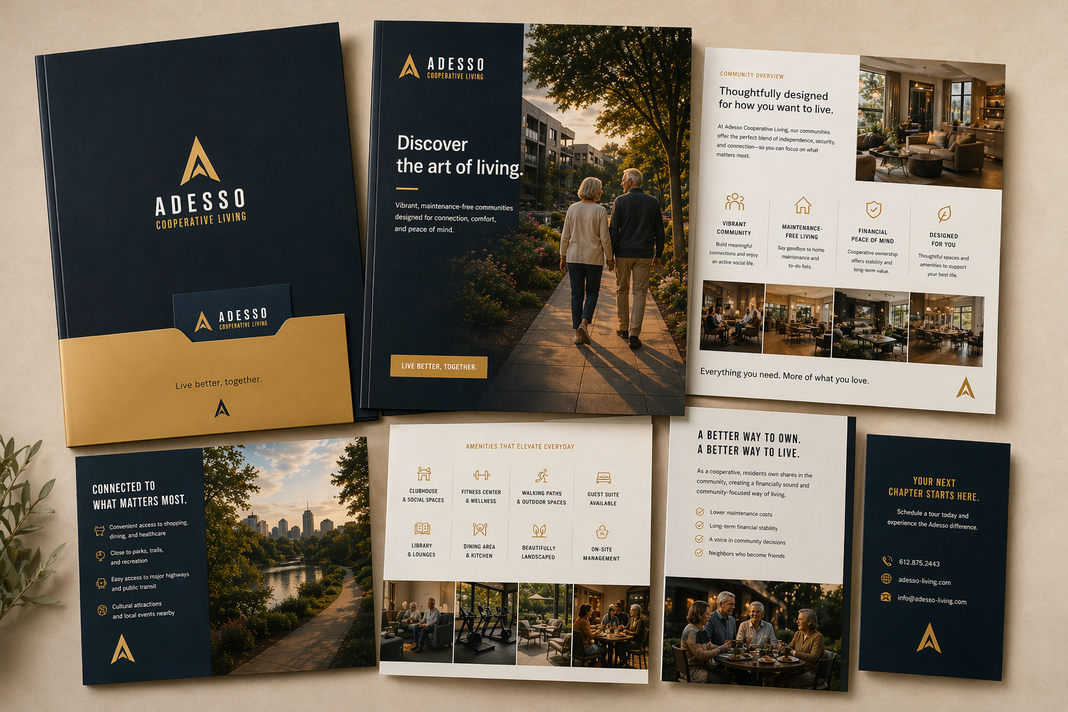 ADESSO COOPERATIVE LIVING | Lifestyle-Driven Brand & Marketing Platform