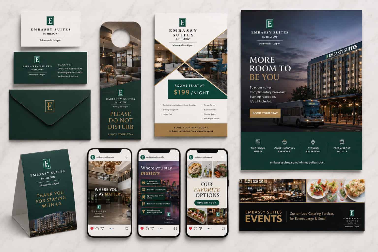 Brand identity mockup set